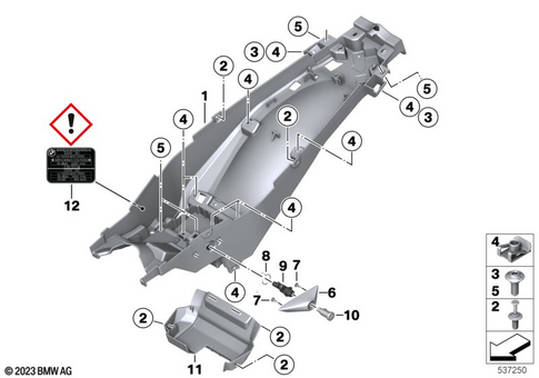 Motorcycle Trim Section, Windshield for 2024 BMW-Motorrad F 900 GS Adventure #1