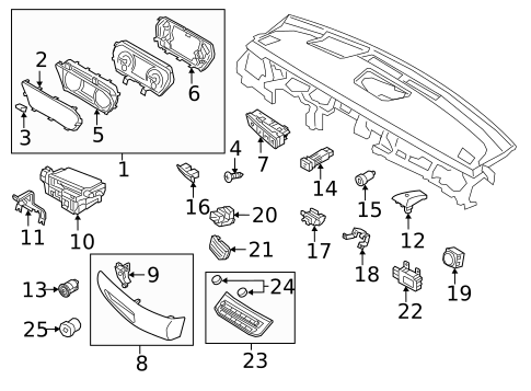 Controls for 2017 Genesis G90 #2