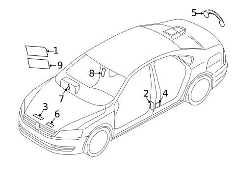 Labels for 2019 Volkswagen Tiguan #4