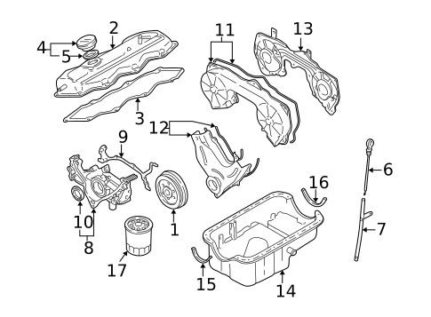 Engine Parts for 2000 Nissan Pathfinder #1