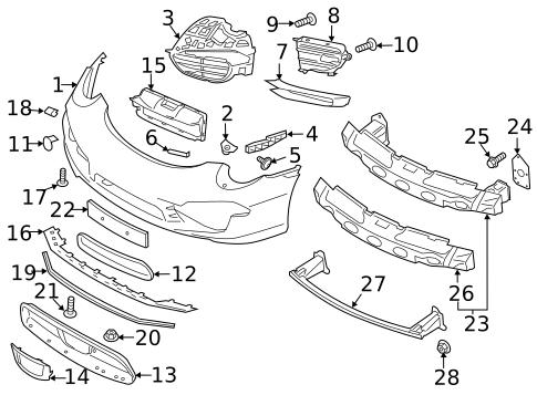 Bumper & Components - Front for 2012 Porsche 911 #0