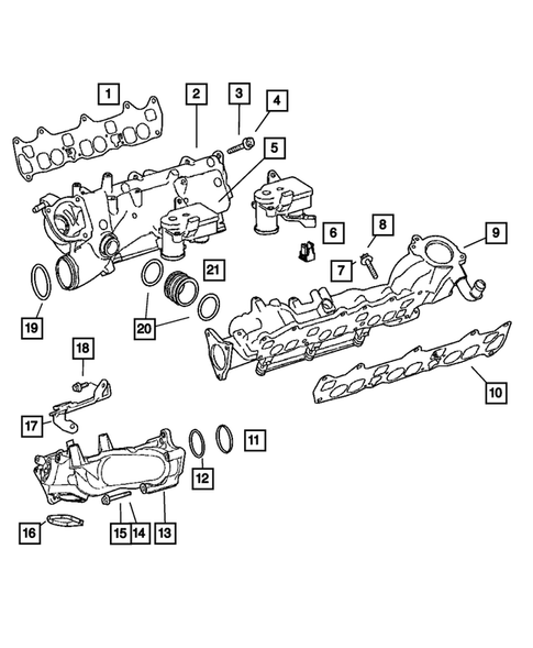 Manifolds for 2007 Jeep Grand Cherokee #0