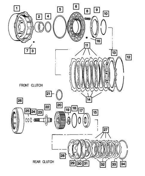 Gear Train for 2006 Dodge Ram 3500 #0