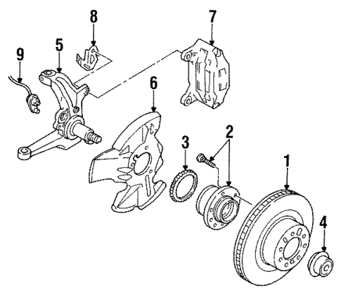 Anti-Lock Brakes for 1993 Mazda RX-7 #1