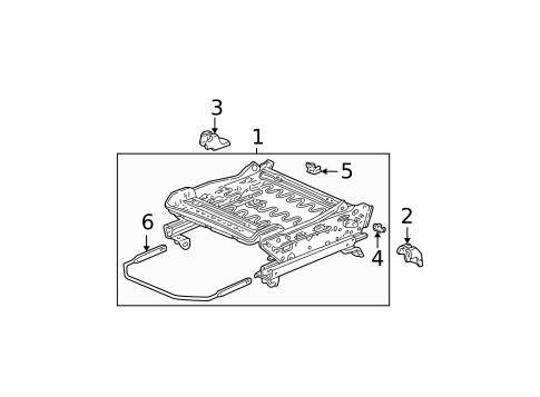 Tracks & Components for 2005 Honda Civic #1