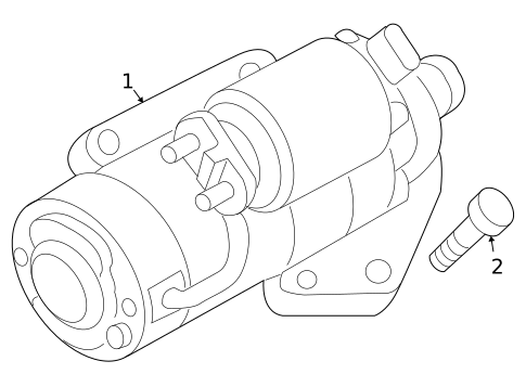 Starter for 2013 Mazda CX-9 #1