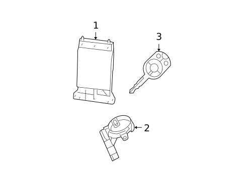 Anti-Theft Components for 2011 Mercury Milan #0