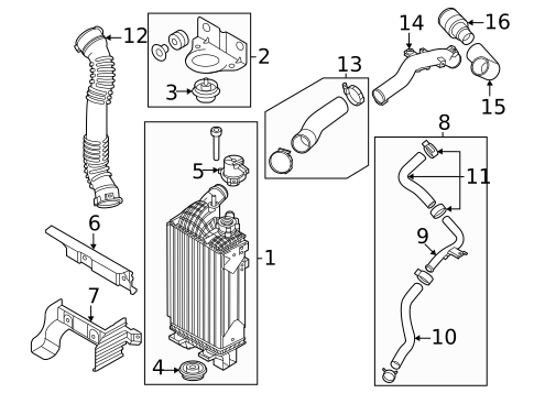 Intercooler for 2023 Kia Sportage #0