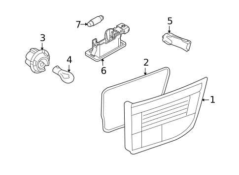 Bulbs - Chassis for 2007 BMW X5 #3