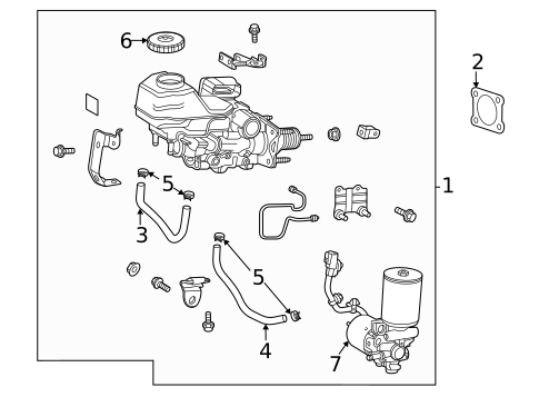 Hydraulic Booster for 2022 Lexus NX350h #0