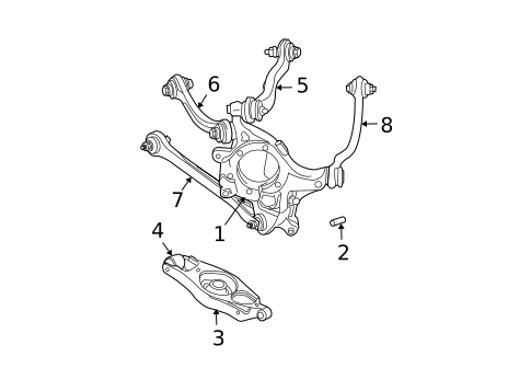 Rear Suspension for 2007 Dodge Magnum #1