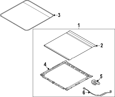 Sunroof for 2025 Hyundai Santa Fe #1