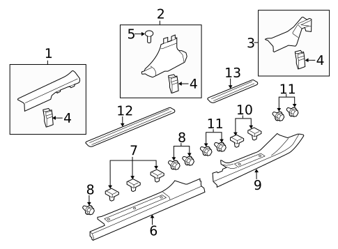Interior Trim - Pillars for 2017 Chevrolet SS #0