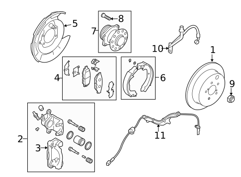 Brake Components for 2018 Subaru Forester #0