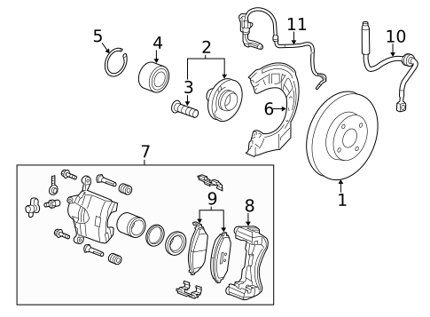Hubs & Related Components for 2015 Chevrolet Spark #0