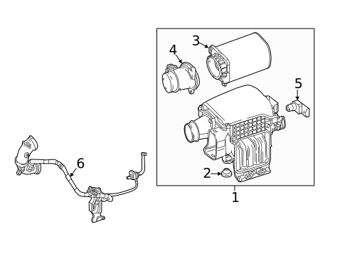 Air Intake for 2016 Mercedes-Benz SLK55 AMG #1