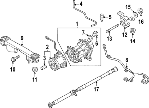 Axle & Differential for 2023 Mazda CX-50 #0