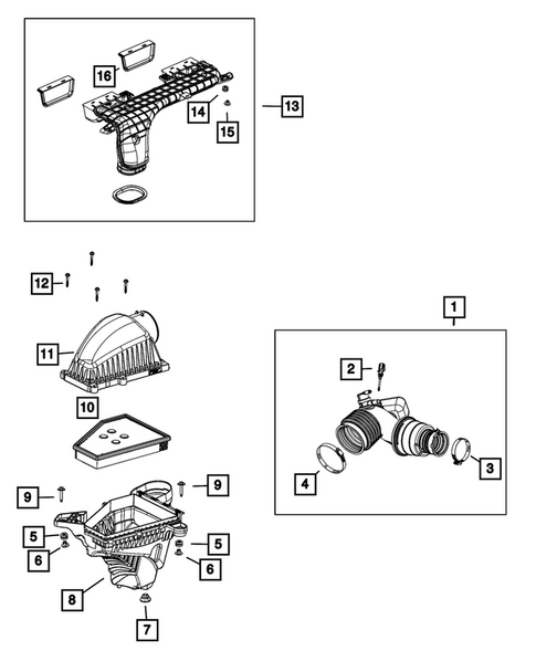 Air Cleaner for 2025 Jeep Grand Cherokee #1