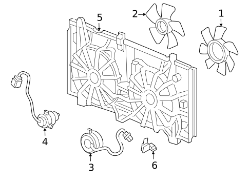Cooling Fan for 2005 Honda Accord #1