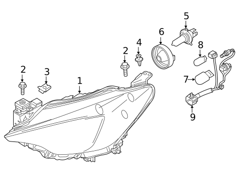 Bulbs - Chassis for 2020 Toyota Yaris #0