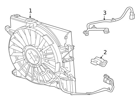 Cooling Fan for 2010 Jaguar XF #1