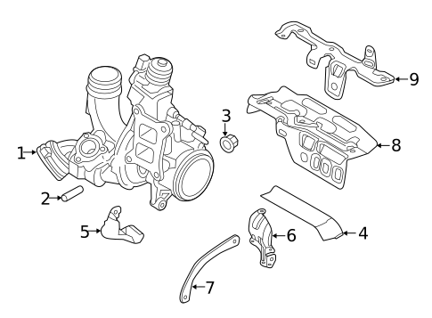 Exhaust Manifold for 2014 Volkswagen Beetle #0