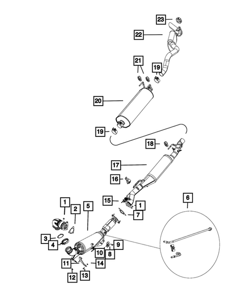 Exhaust System for 2014 Ram 1500 #4
