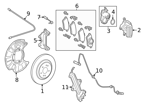 Rear Brakes for 2011 Mercedes-Benz S65 AMG #2