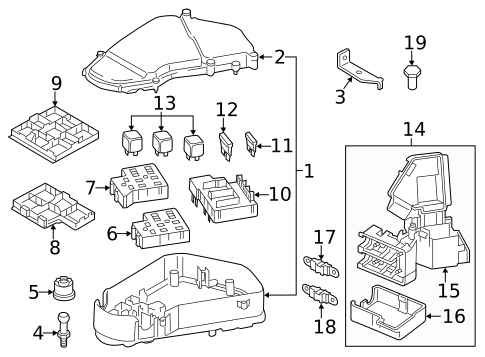 Fuse & Relay for 2015 Volkswagen Touareg #0