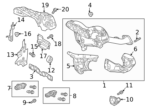 Exhaust Manifold for 2015 Mazda CX-5 #0
