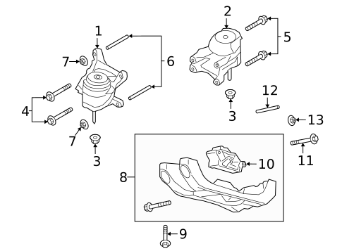 Automatic Transmission for 2021 Ford Police Interceptor Utility #0