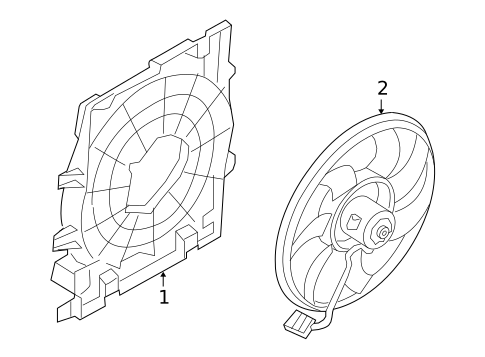 Cooling Fan for 2008 Saturn Astra #1