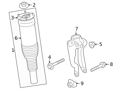 Shocks & Components for 2023 Land Rover Defender 90 #1