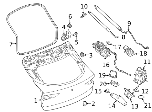 Gate & Hardware for 2017 Jaguar XE #0