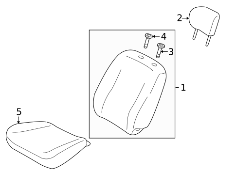 Front Seat Components for 2004 Suzuki Aerio #1