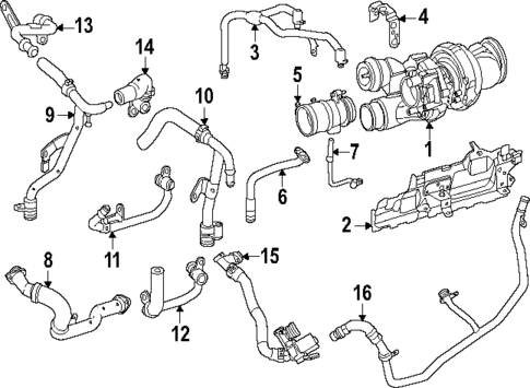 Turbocharger & Components for 2025 Mercedes-Benz G63 AMG #0