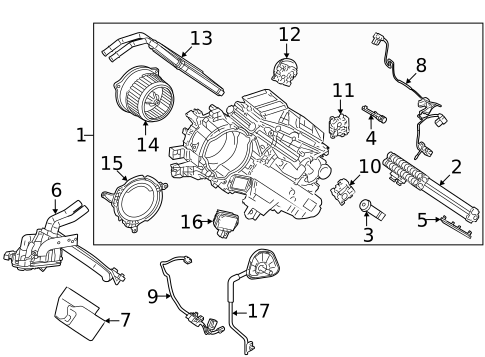 Rear Evaporator for 2023 Lexus LX600 #0