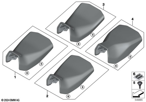 Bench Seat for 2025 BMW-Motorrad R 1300 GS Adventure #1