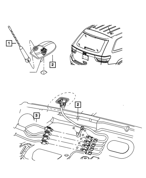 Radio, Antenna, Speakers, DVD, and Video systems for 2013 Jeep Grand Cherokee #3