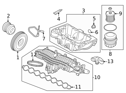 Engine Parts for 2023 Volvo V60 #6