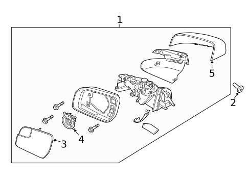 Mirrors for 2022 Ford Ranger #1