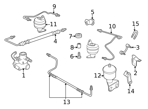 Ride Control Components for 1997 BMW 750iL #0