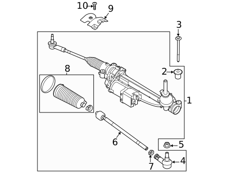 Steering Gear & Linkage for 2023 Ford Transit-350 #0