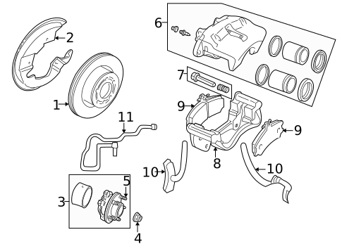 Front Brakes for 2002 Land Rover Discovery #0