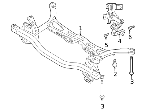 Suspension Mounting for 2019 Volkswagen GTI #0