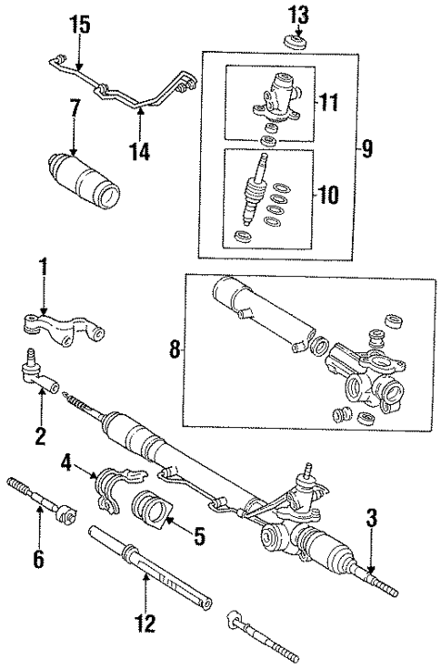 Steering Gear & Linkage for 1993 Toyota T100 #0