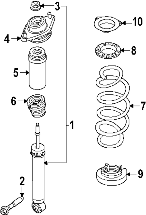 Shocks & Components for 2025 Nissan Armada #0