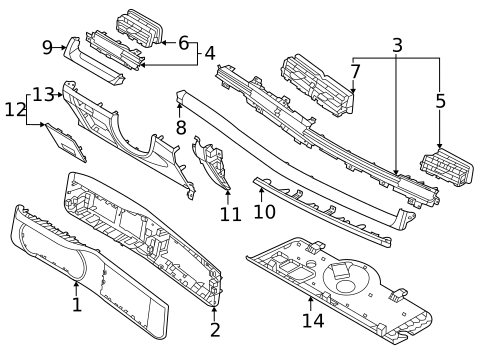Instrument Panel Components for 2024 Kia Carnival #0