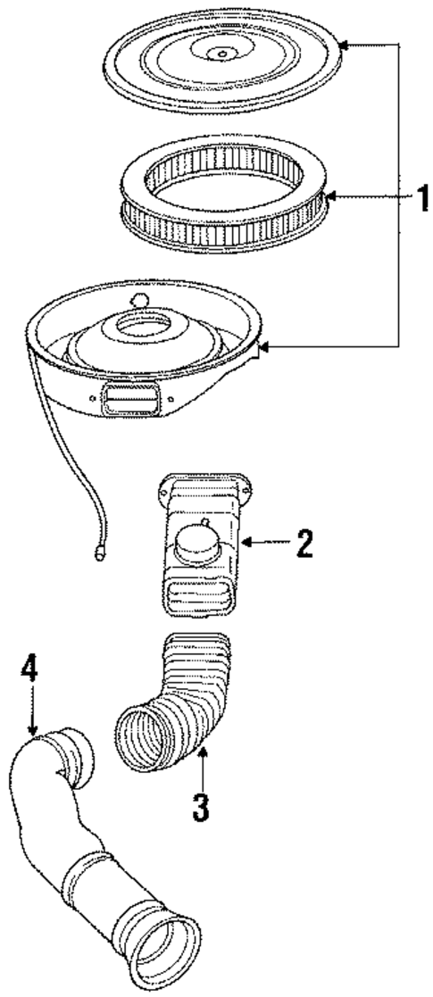Air Inlet for 1986 Mercury Cougar #1
