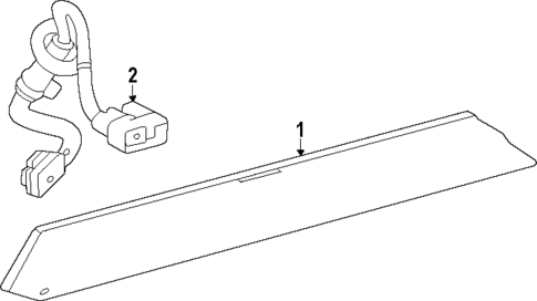 High Mounted Stop Lamp for 2025 Lexus TX350 #0